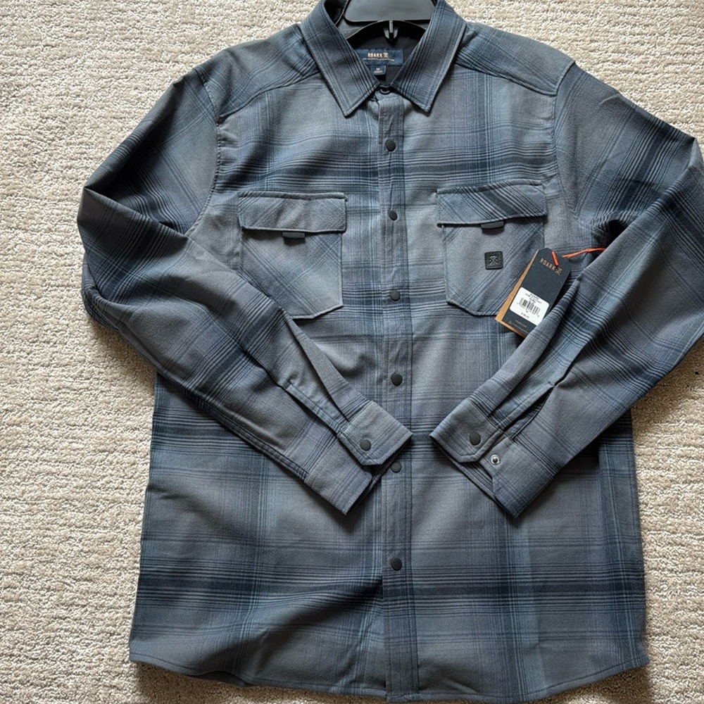 NWT Roark flannel shirt